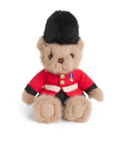 Harrods Small Guardsman Bear In Green