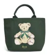 Harrods Small Henry Bear Tote Bag In Green