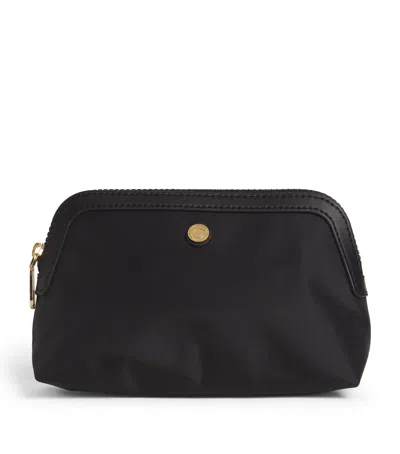 Harrods Small Nylon Wash Bag In Black