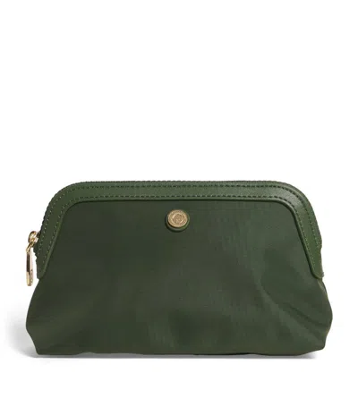 Harrods Small Nylon Wash Bag In Green