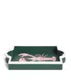 Harrods Small Stackable Tray In Green