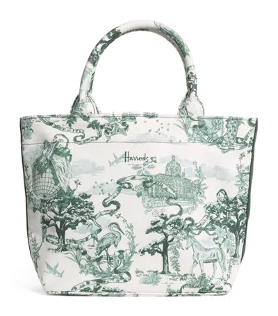 Harrods Small Toile Tote Bag