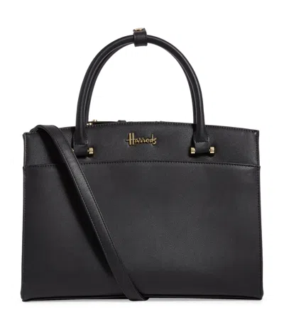 Harrods St James Shoulder Bag In Black