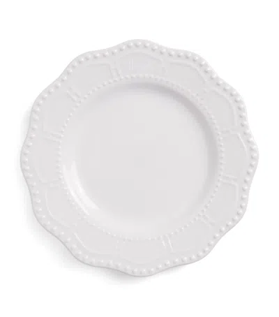 Harrods Stoneware Brompton Side Plate In White
