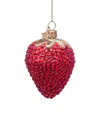 Harrods Strawberry Tree Decoration In Red
