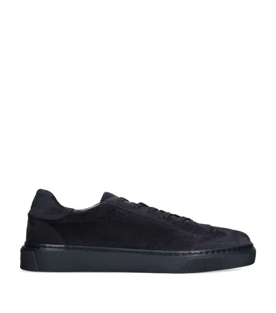 Harrods Suede Vibes Sneakers In Blue