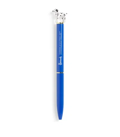 Harrods Sunday Afternoon Dalmation Ballpoint Pen In Green