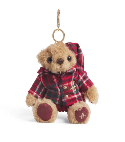Harrods Tartan Pyjama Henry Bear Keyring