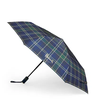 Harrods Tartan Umbrella In Multi