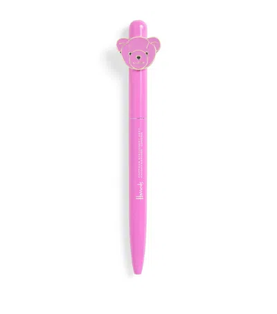 Harrods Teddy Bear Topper Ballpoint Pen