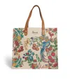 Harrods The Great Feast Jacquard Shopper Bag In Brown