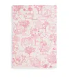 Harrods Toile A4 Notebook In Pink