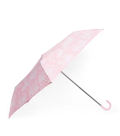 Harrods Toile Umbrella In Pink
