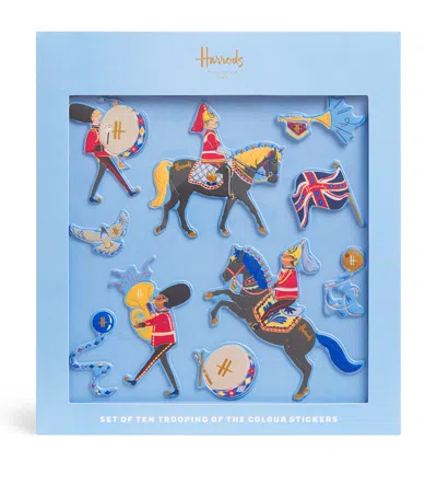 Harrods Trooping Of The Colour Stickers In Blue