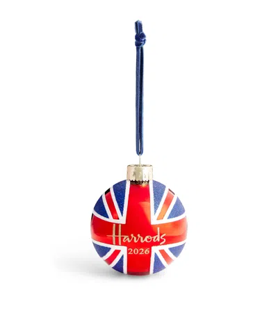 Harrods Union Jack 2026 Year Bauble