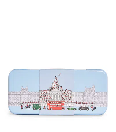 Harrods Whimsical Tin Pencil Stationery Set In Blue