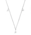 Harrods White Gold And Diamond Necklace In White