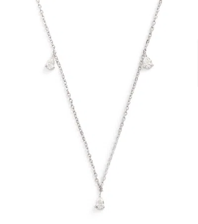Harrods White Gold And Diamond Necklace