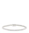 Harrods White Gold And Diamond Tennis Bracelet In Brown
