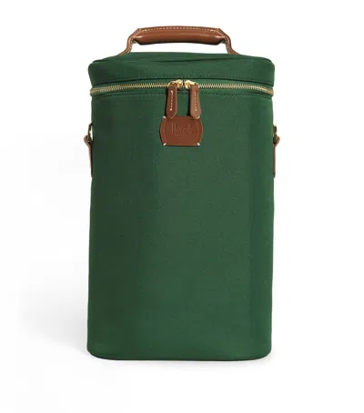 Harrods Wine Bag Set In Green