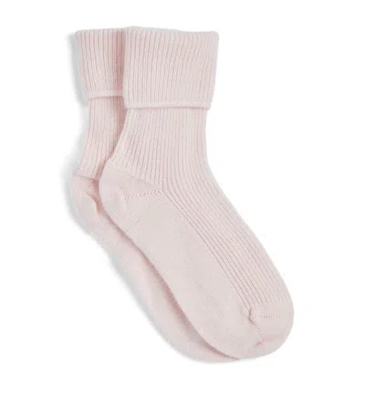 Harrods Women's Cashmere Socks In Pink