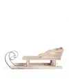 Harrods Wood Sleigh Decoration In Neutral