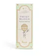Harrods Wooden Twist Block Toy In Ivory
