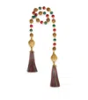 Harrods Yarn Ball And Bead Tassel Garland In Multi