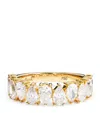 Harrods Yellow Gold And Diamond Eternity Ring In Gold