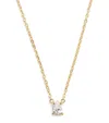 Harrods Yellow Gold And Diamond Pendant Necklace In Gold