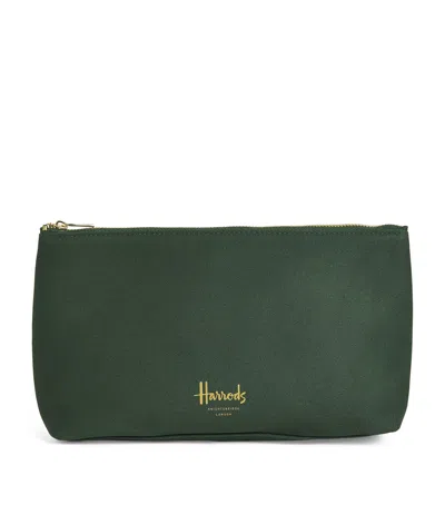 Harrods Zipped Logo Cosmetic Bag