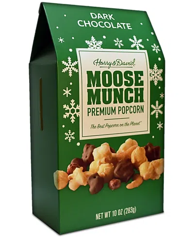 Harry & David Dark Chocolate Moose Munch Gable Box, 10-oz. In Transparent