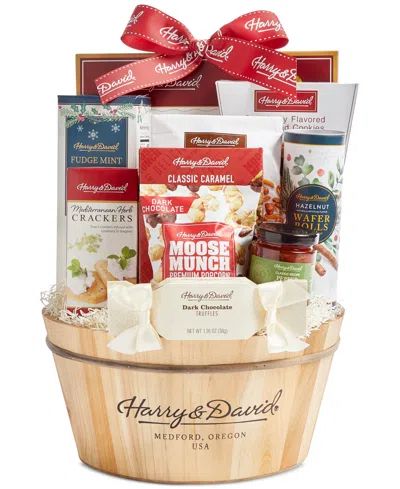 Harry & David Holiday Grand Gourmet Gift Basket, 10 Piece In Transparent