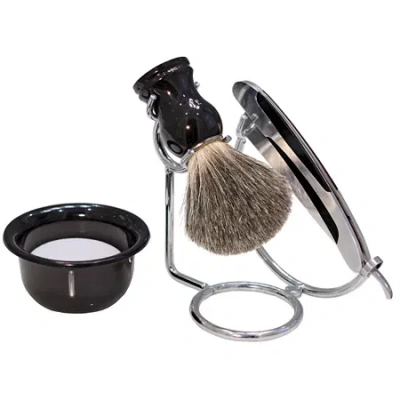 Harry Koenig Harry D. Koenig 5-piece Shave Set In Silver