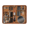 Harry Koenig Harry D. Koenig Men's Deluxe 16pc Travel Kit In Black