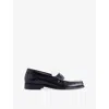 Harry Lambert X Disney X Disney Mens Combined Harry Lambert For Zara X Disney Leather Loafers Eur 44 / 10 Uk In Black