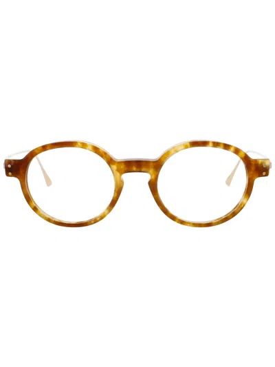 Harry Lary Colony Unisex Eyeglasses In Brown