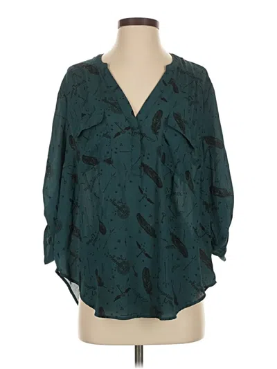 Pre-owned Harry Potter 3/4 Sleeve Blouse In Blue