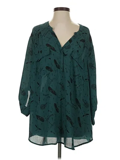 Pre-owned Harry Potter 3/4 Sleeve Blouse In Blue