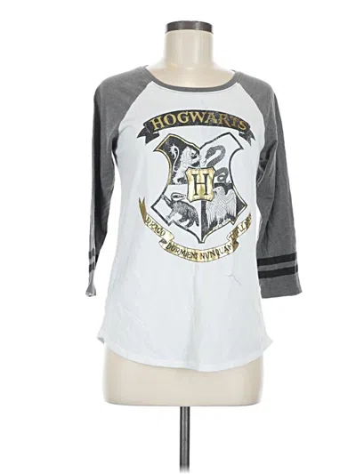 Pre-owned Harry Potter 3/4 Sleeve T-shirt In Gray