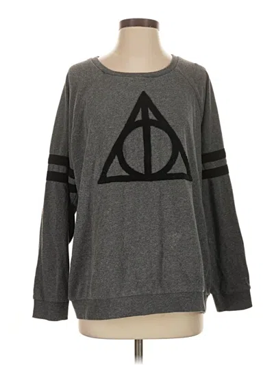 Pre-owned Harry Potter 3/4 Sleeve T-shirt In Gray