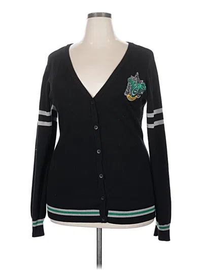 Pre-owned Harry Potter Cardigan Sweater In Black