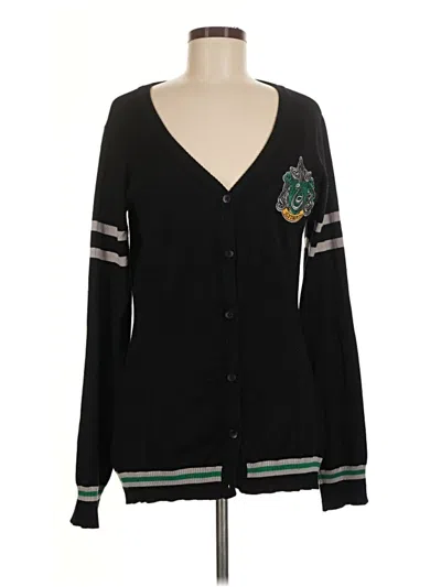 Pre-owned Harry Potter Cardigan Sweater In Black