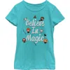 Harry Potter Girl's  Believe In Magic  Graphic T-shirt In Green