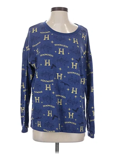 Pre-owned Harry Potter Long Sleeve T-shirt In Blue