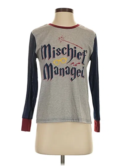 Pre-owned Harry Potter Long Sleeve T-shirt In Gray