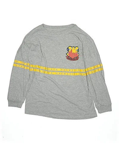 Pre-owned Harry Potter Kids' Long Sleeve T-shirt In Gray