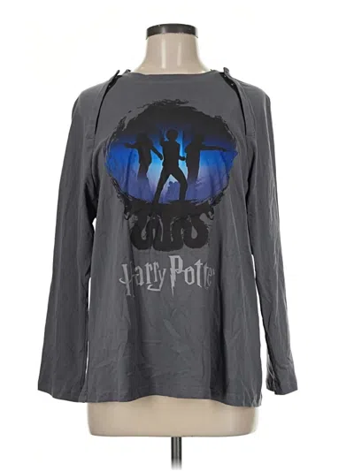 Harry Potter Long Sleeve T-shirt In Gray