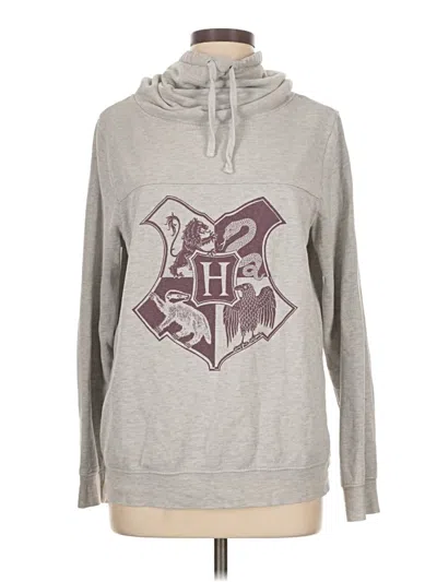 Pre-owned Harry Potter Pullover Hoodie In Gray