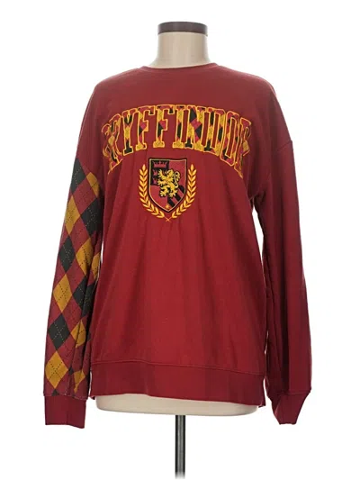 Pre-owned Harry Potter Pullover Sweater In Burgundy